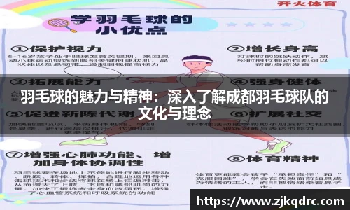 羽毛球的魅力与精神：深入了解成都羽毛球队的文化与理念